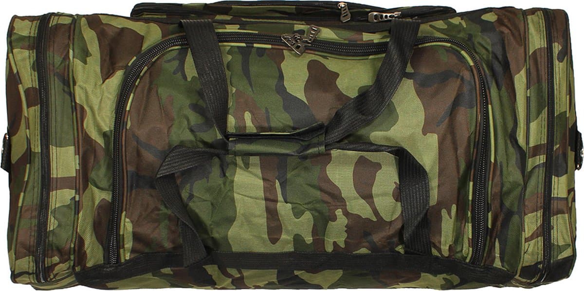 Grote Sport Tas XXL Duffel Bag 80LTR Camouflage - Origineel Design thumbnail 8