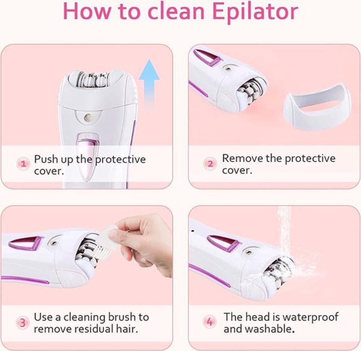 Gezichtsepilator - Gezichtsepilator Vrouw - Gezichtsontharing - Face Epilator - Gezichtepilator - Gezichtsepilator Face - Gezichtepilator Dames - Gezichtsonthaarder thumbnail 8
