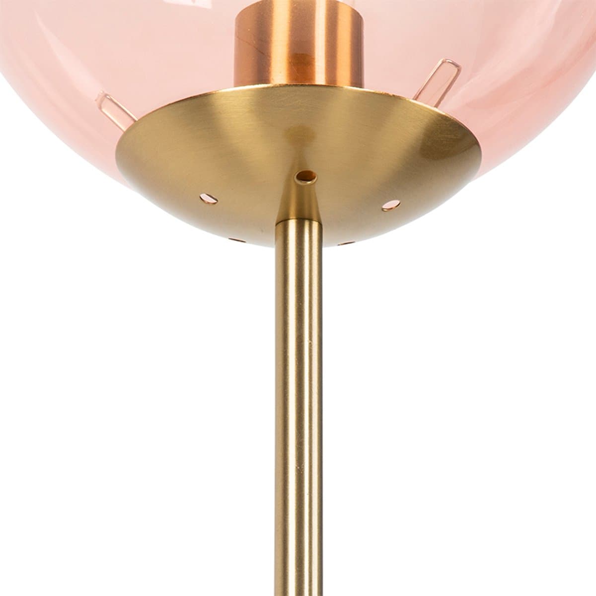 QAZQA pallon - Art Deco Vloerlamp | Staande Lamp - 1 lichts - H 1430 mm - Roze - Woonkamer | Slaapkamer | Keuken thumbnail 5