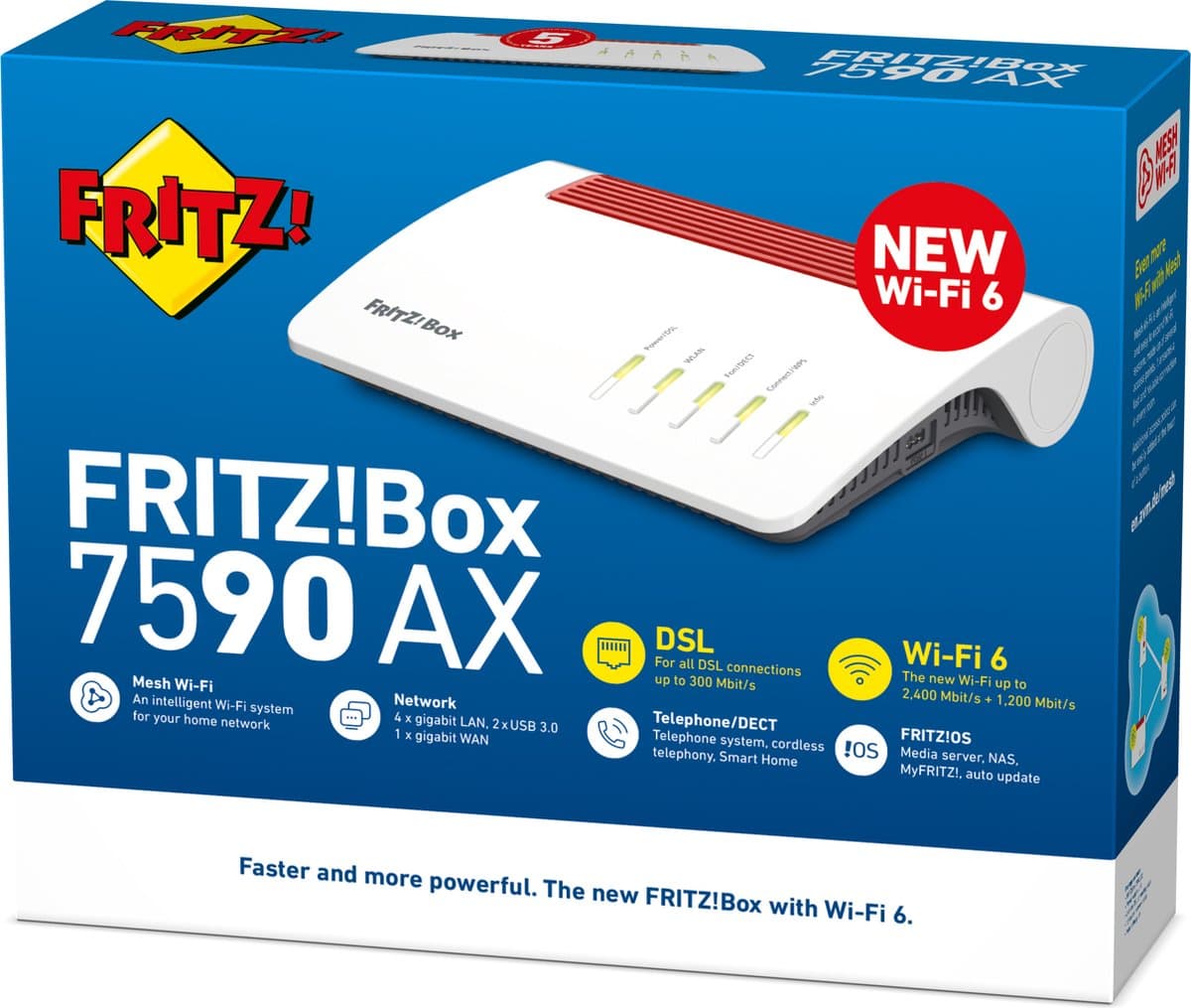 FRITZ!Box 7590 AX: WiFi 6 router met Mesh en 3600 Mbps thumbnail 5