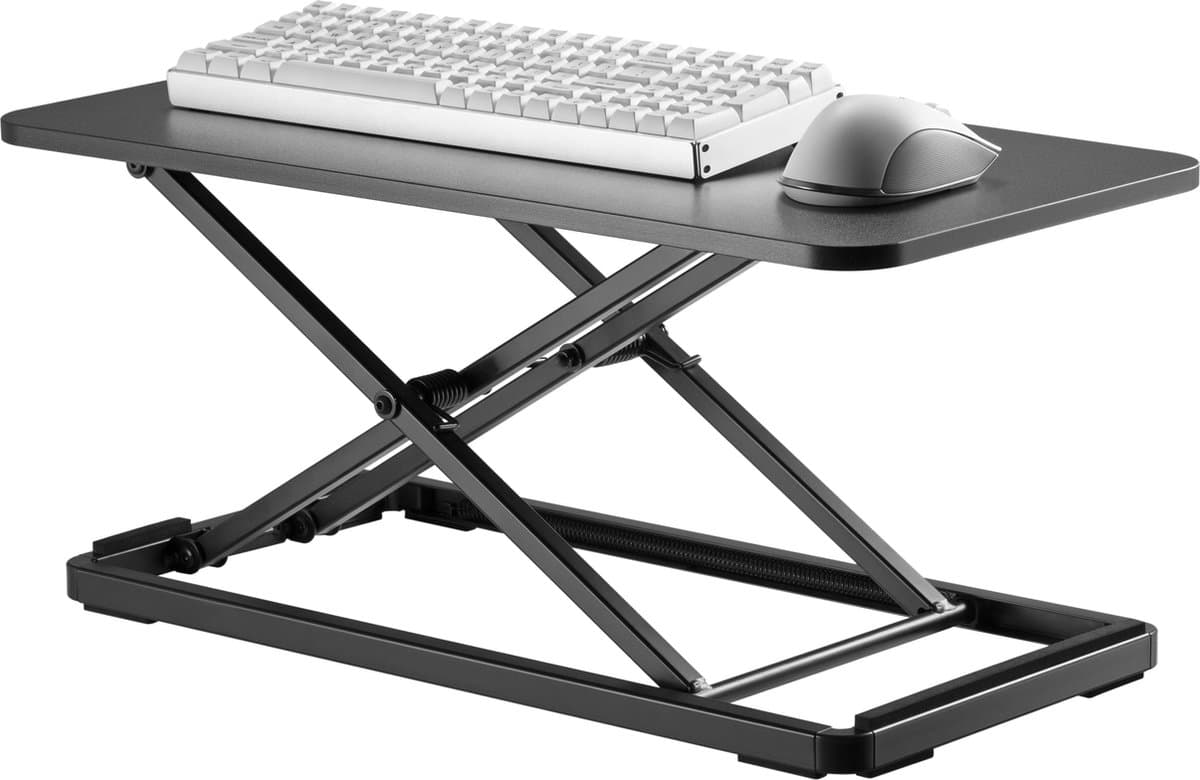 Zit-sta bureauverhoger laptop toetsenbord 60x30cm verstelbaar thumbnail 5