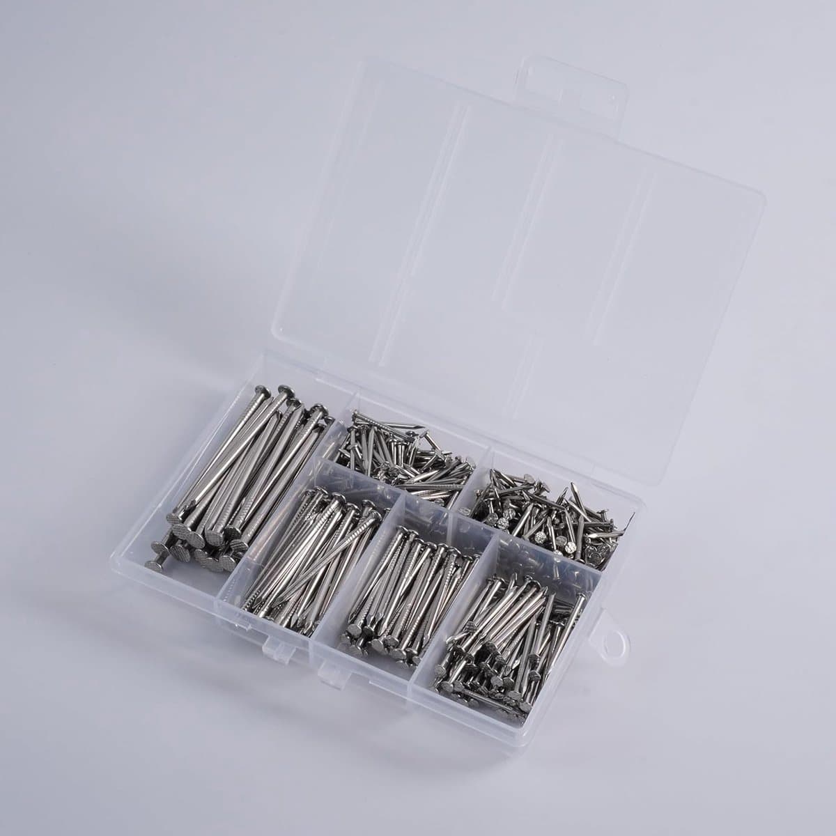 Roestvrijstalen Nagelset met 480 Stuks in 6 Maten - Perfect voor Doe-het-zelf Projecten thumbnail 3