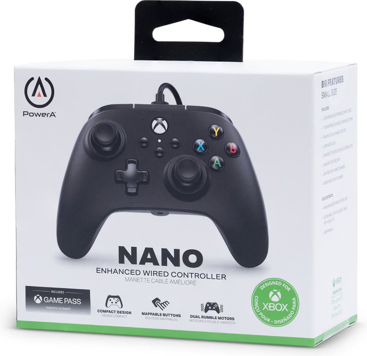 PowerA Nano Geavanceerde bedrade Controller voor Xbox-Series X|S - Zwart thumbnail 8