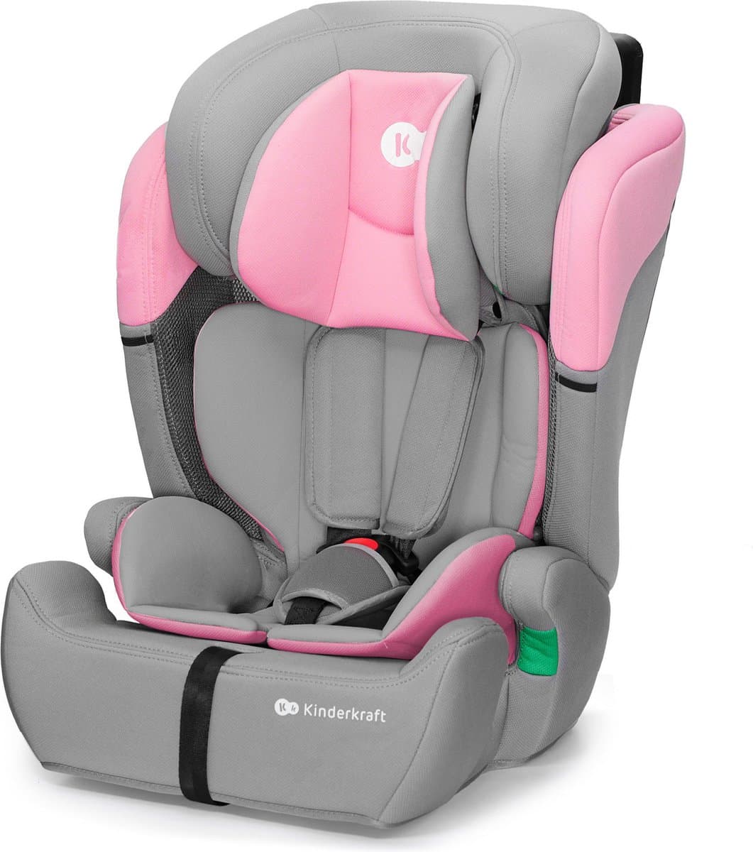 Kinderkraft COMFORT UP I-SIZE Autostoeltjes – 9 tot 36 kg - 76-150 cm - Groep 1/2/3 – Tot 12 Jaar – Roze