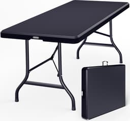 Productfoto van CASARIA Tuintafel - 180x75cm Inklapbaar Weerbestendig
