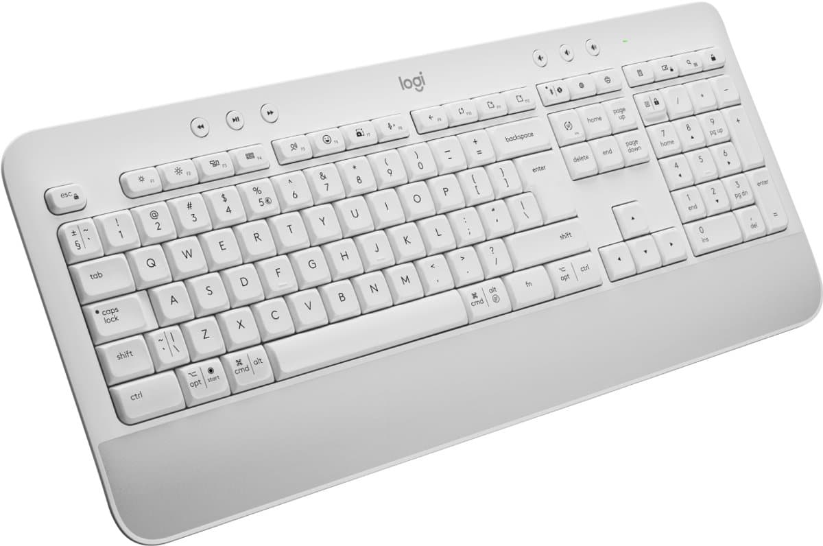 Logitech Signature K650 toetsenbord Bluetooth QWERTZ Tsjechisch Wit thumbnail 8
