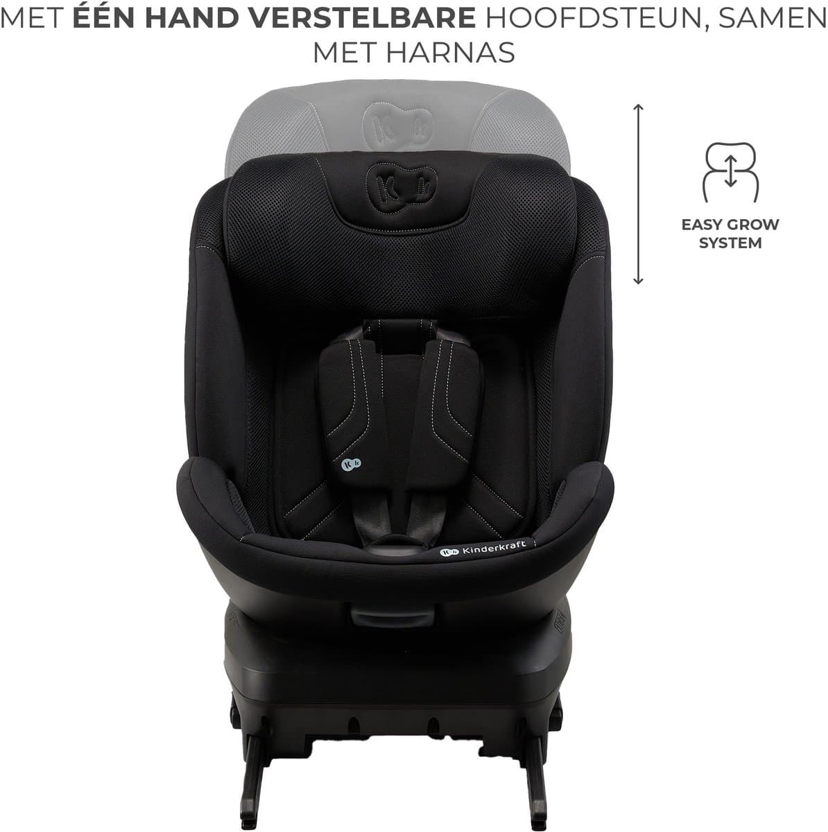 Kinderkraft XPEDITION 3 i-Size Autostoel – 40-150 cm – Met Isofix – Groep 0/1/2 – Zwart thumbnail 2