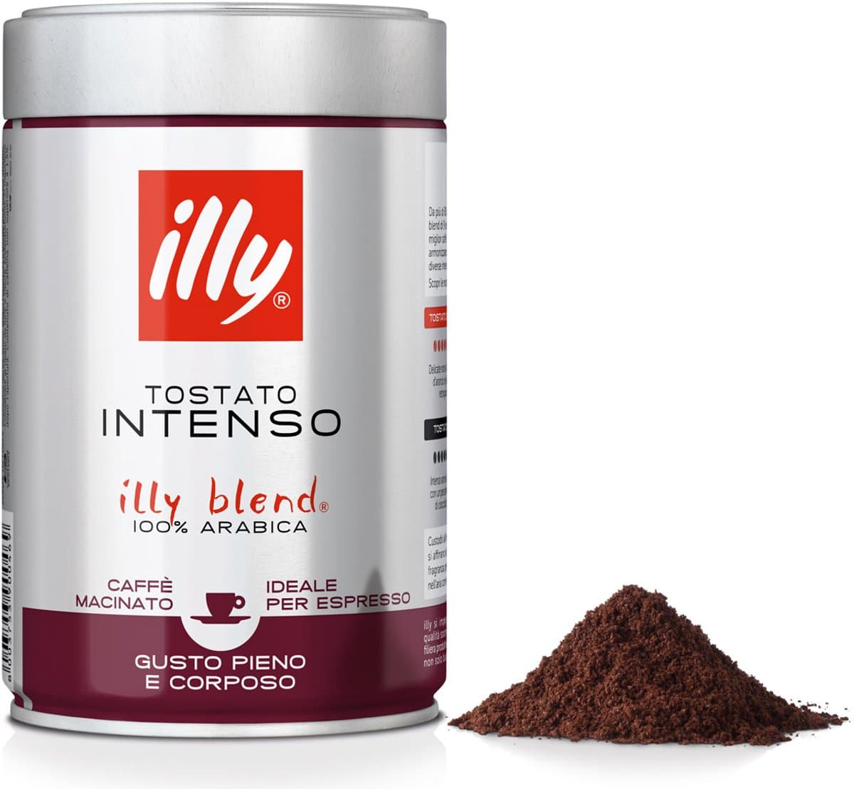 illy Intenso - gemalen koffie - 250 gram thumbnail 4