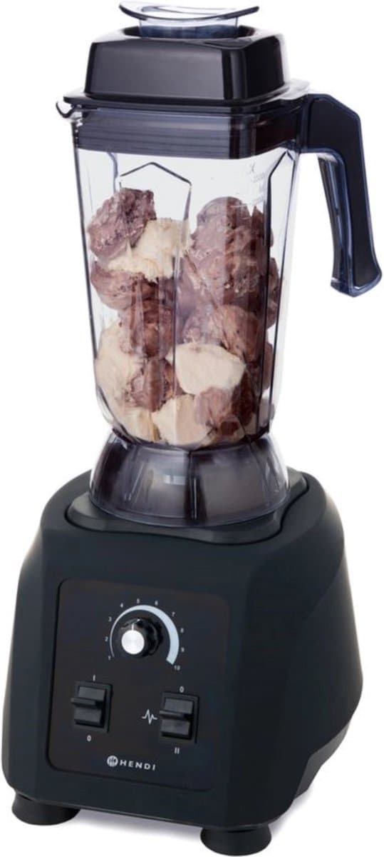 HENDI Krachtige bar blender – 2,5L – 10 snelheden – Pulse functie – Zwart thumbnail 2