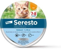 Seresto Teken- En Vlooienband Kat 38 cm - Anti tekenmiddel - per stuk