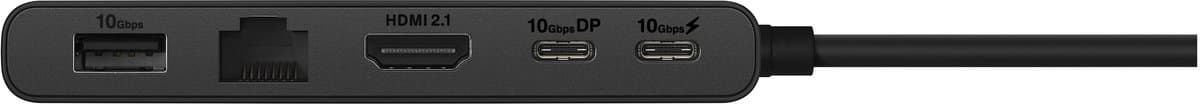 ASUS Dual 4K USB-C Dock DC201 - Laptop-dockingstation - Bedraad - USB 3.2 Type-C - Zwart thumbnail 6