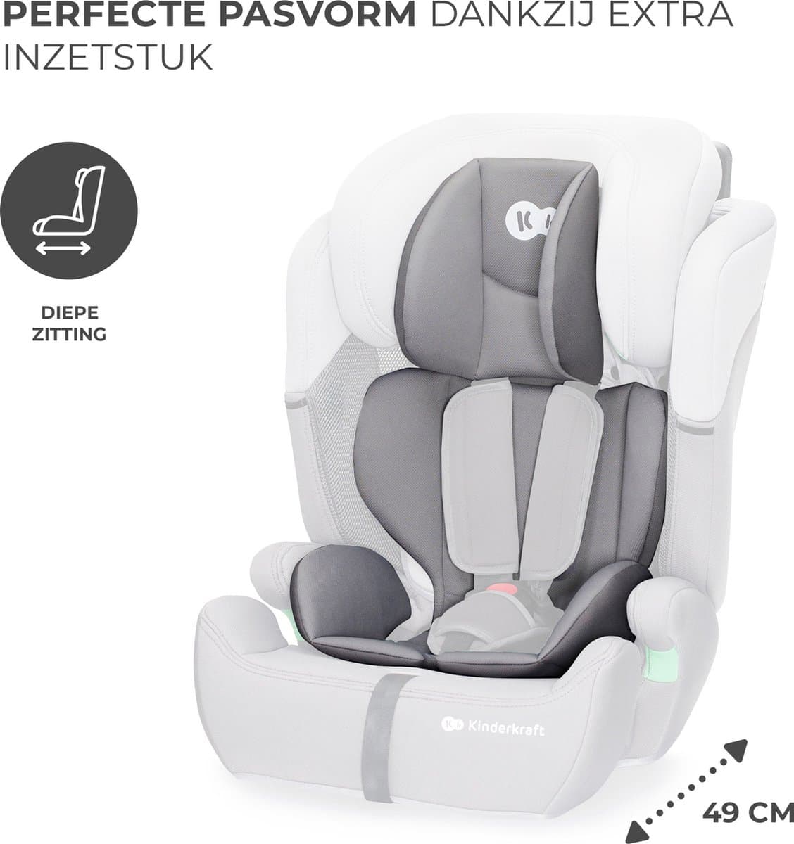 Kinderkraft COMFORT UP I-SIZE Autostoeltjes – 9 tot 36 kg - 76-150 cm - Groep 1/2/3 – Tot 12 Jaar – Grijs thumbnail 2