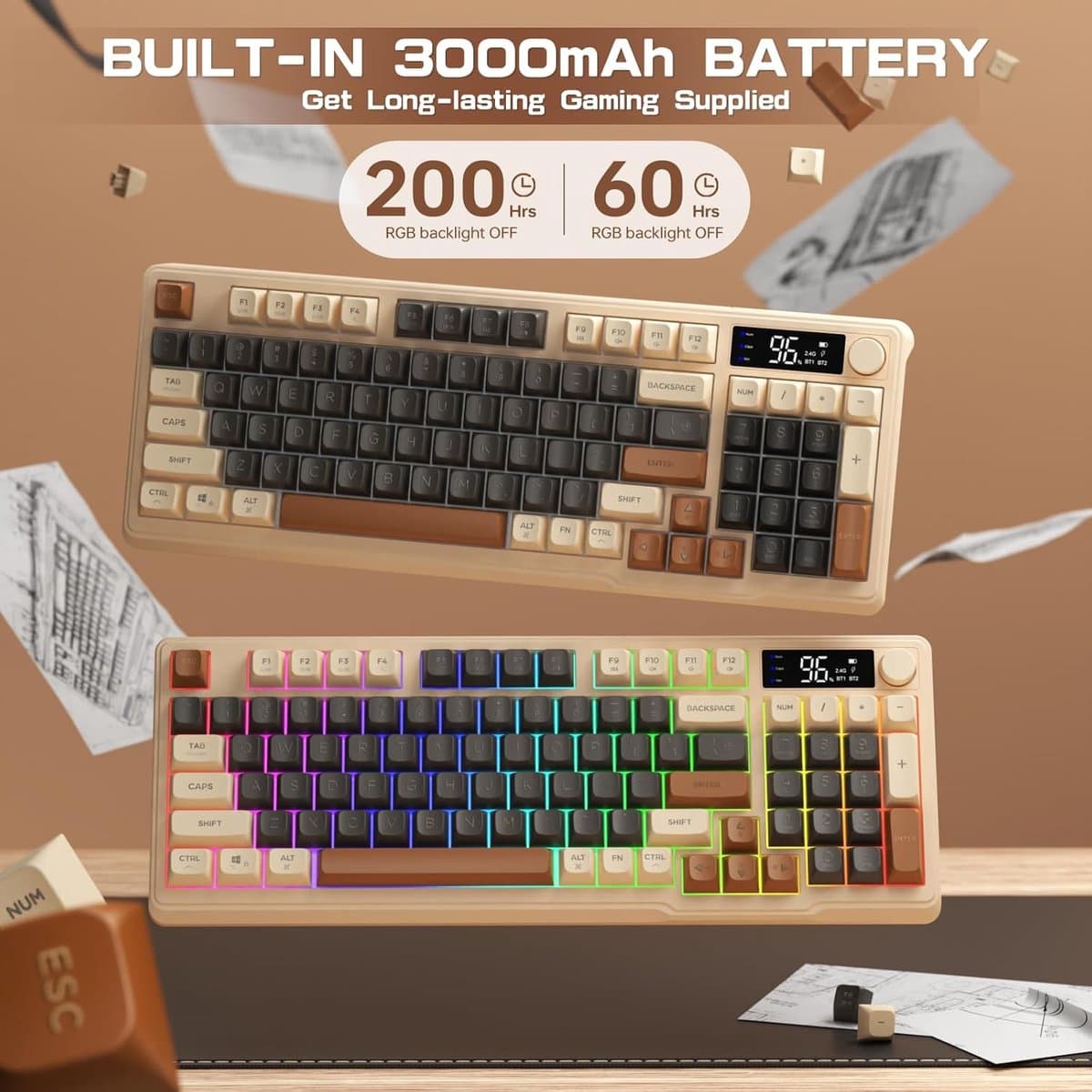 Lexium Mechanisch Toetsenbord - Gaming Toetsenbord - Mechanical Keyboard thumbnail 4