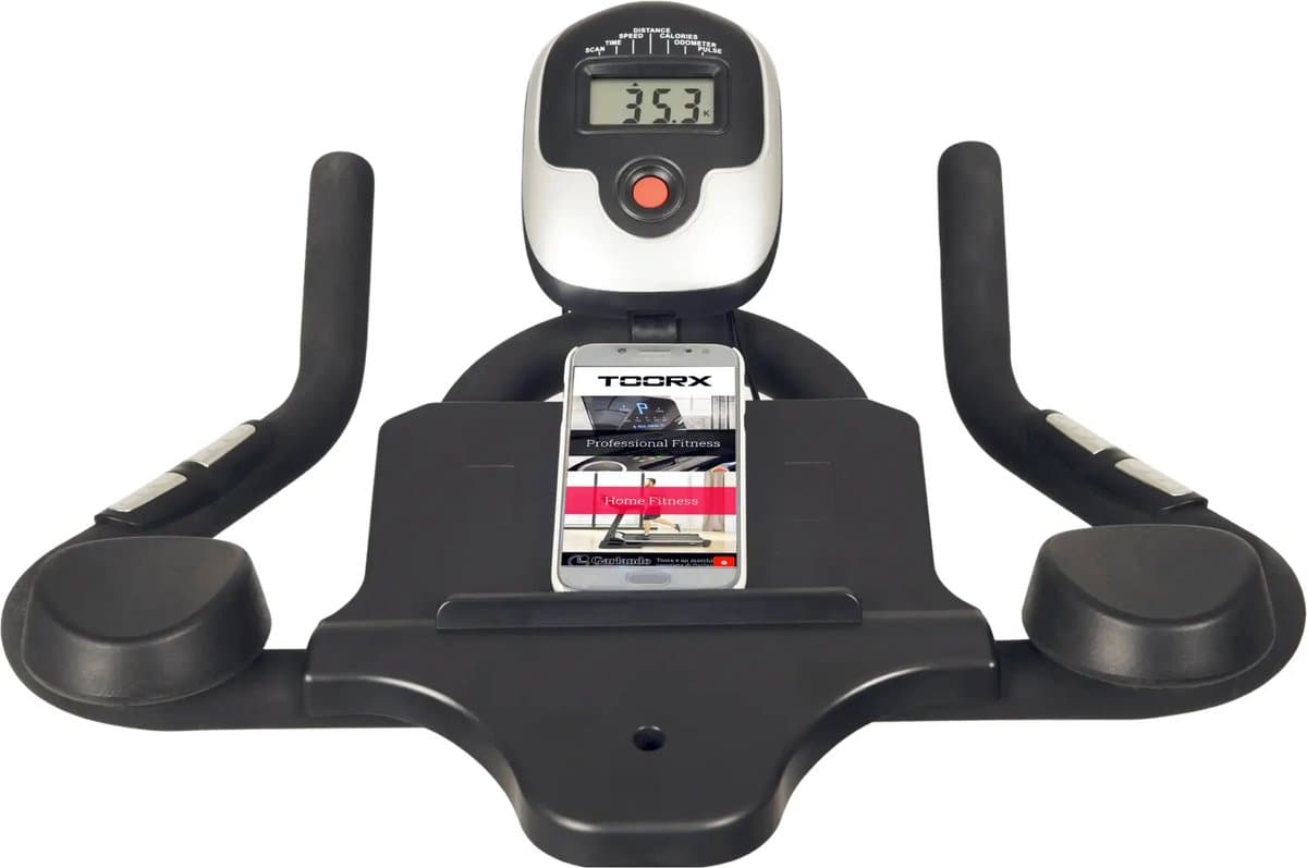 Toorx Fitness SRX-60 EVO Spinbike - Indoor Fiets - Spinningfiets - Fitness Fiets - 99 Trainingsniveaus thumbnail 3