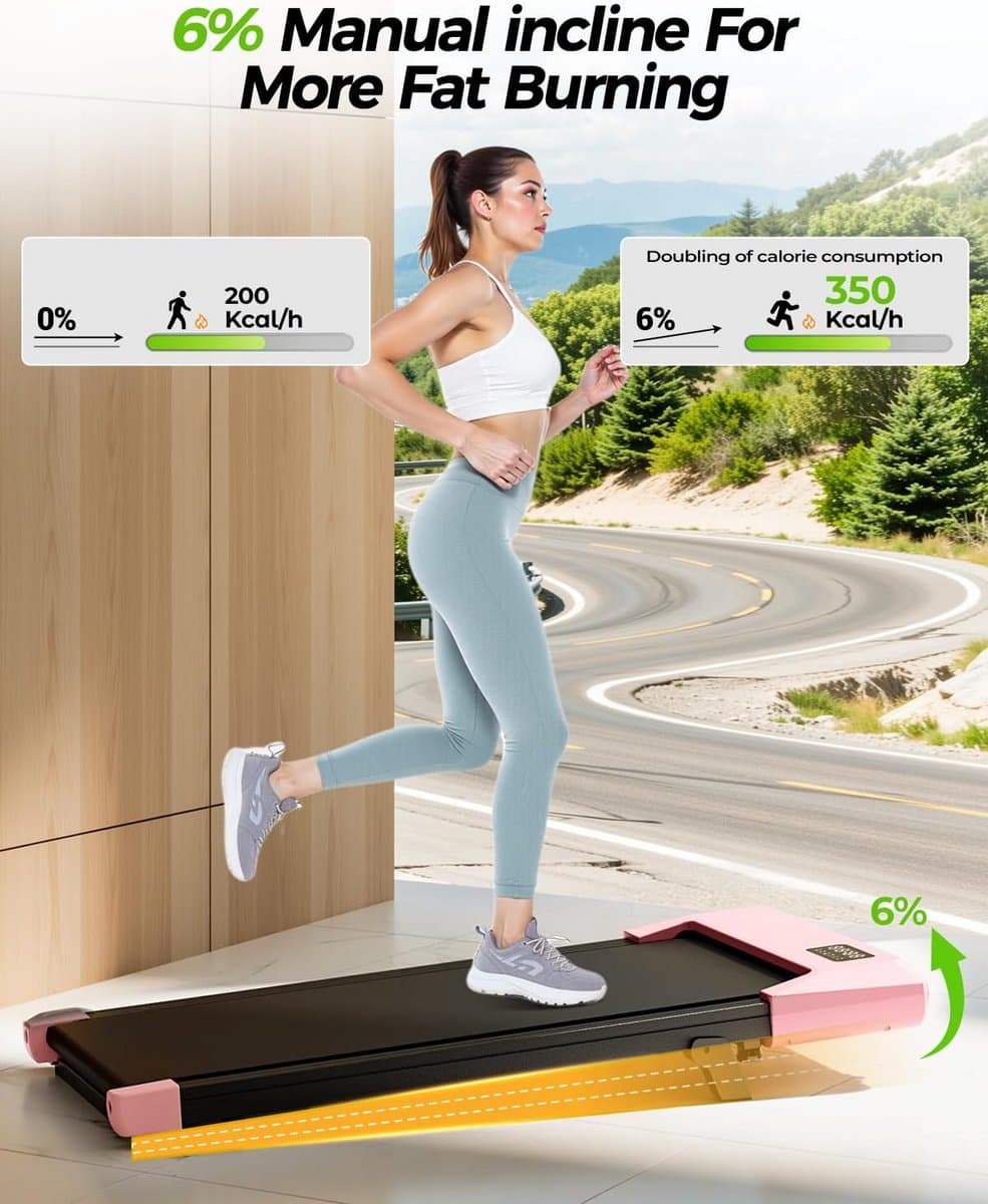 Loopband voor Thuisgebruik - Inklapbaar Hometrainer Fitness Apparatuur thumbnail 5