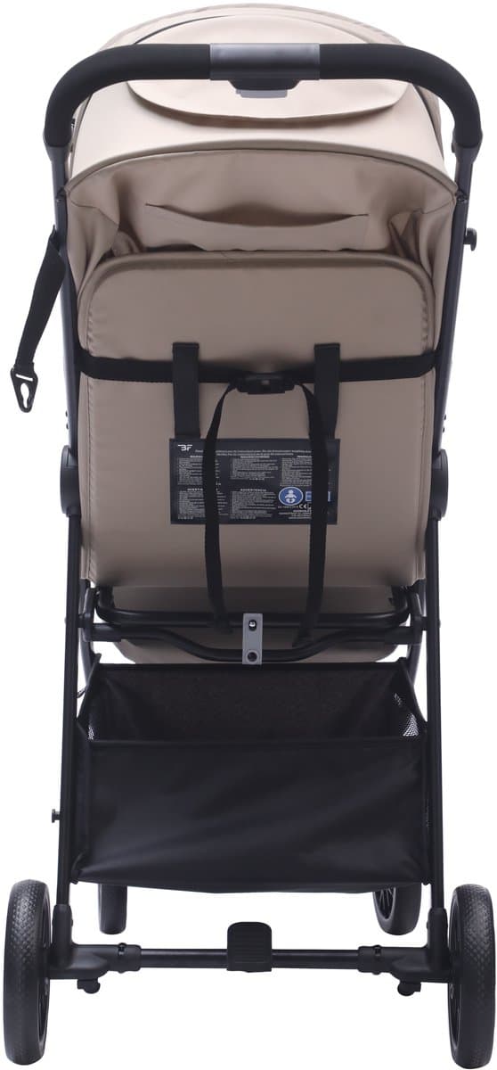 Bebies First Buggy MIO - Lichtgewicht Opvouwbare buggy- Verstelbare Rugleuning - Zwenkwielen, Zonnekap & Boodschappenmand - Geschikt vanaf Geboorte tot 22 kg - Beige thumbnail 5