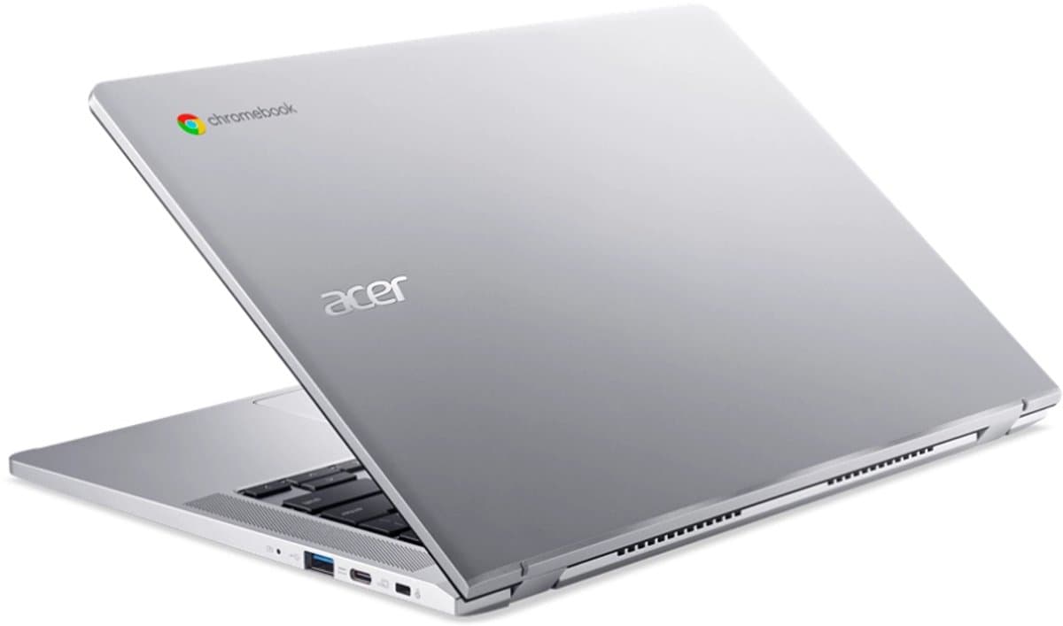 Acer Chromebook CB314-4HT-C58X Intel® N N100 Laptop 35,6 cm (14") Touchscreen Full HD 4 GB LPDDR5-SDRAM 64 GB eMMC Wi-Fi 6E (802.11ax) ChromeOS Zilver thumbnail 3