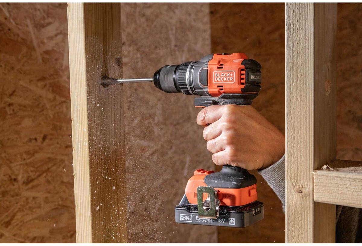 BLACK+DECKER 18V Brushless Schroefboormachine in koffer (met 2x2.5Ah accu en lader) - BLD782E2K-QW thumbnail 8