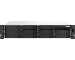 QNAP TS-864EU-8G data-opslag-server NAS Rack (2U) Ethernet LAN Zwart