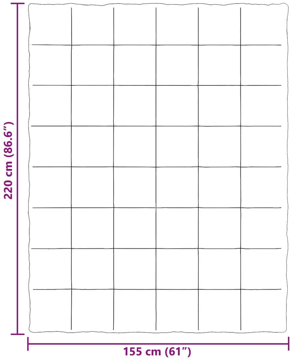vidaXL - Winter - Duvet - Gekwilt - Roze - 155 - x - 220 - cm - Microvezel thumbnail 8