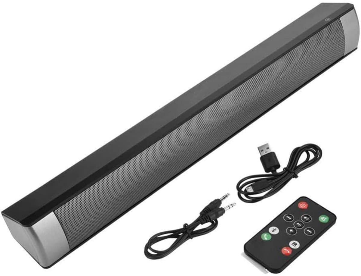 Soundbar - Soundbar met Draadloze Subwoofer - Box - TV Speaker - Soundbars - Bluetooth - Ingebouwde subwoofer - Home Cinema Geluid- Zwart thumbnail 8