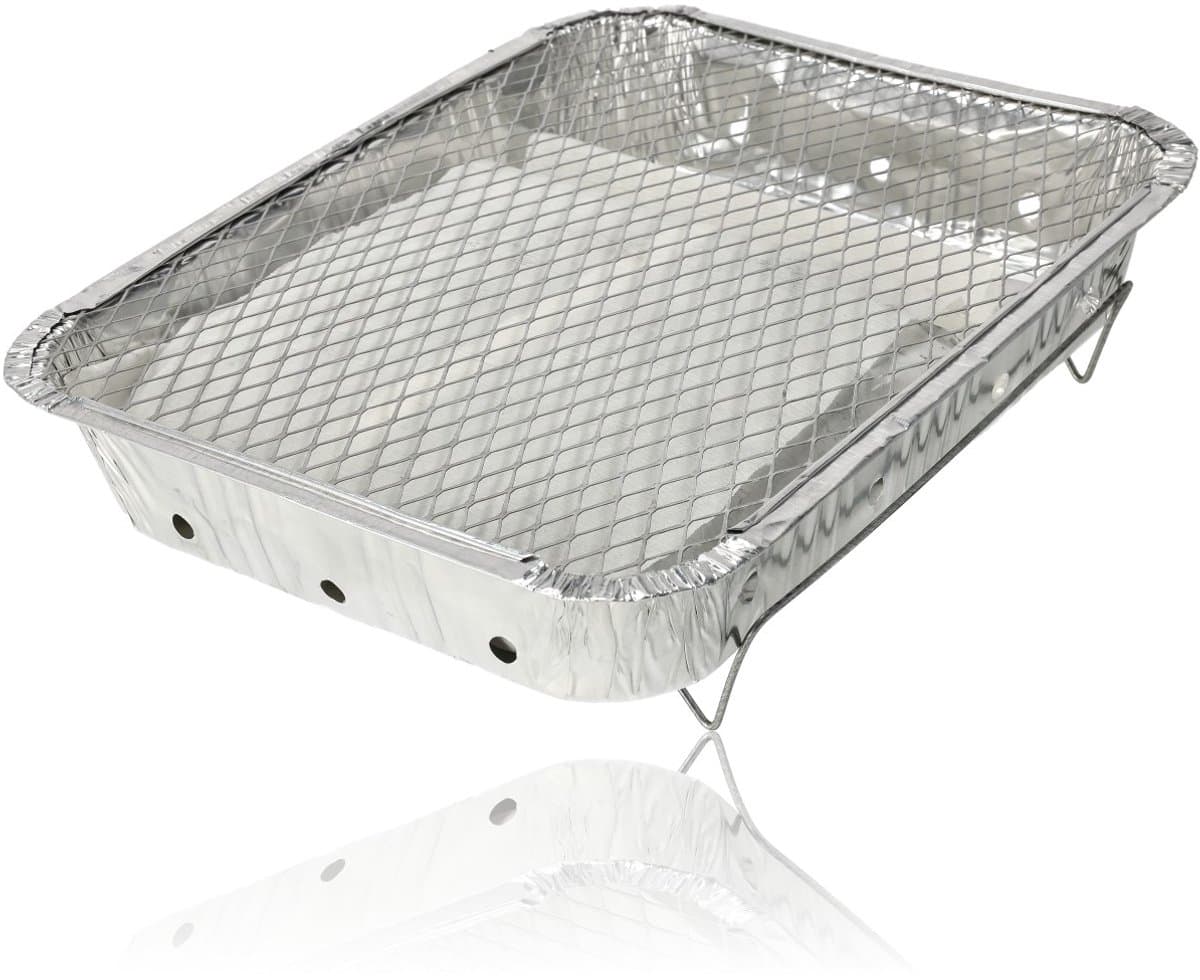Wegwerp Barbecue met Houtskool – 3 Stuks – Instant BBQ voor Camping, Balkon of Picknick – Inclusief Rooster – Barbecue Accessoires – BBQ Kopen thumbnail 4