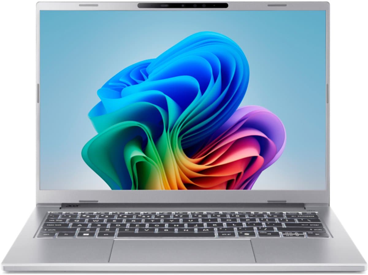Aspire 14 AI A14-61M-R7S6 - CoPilot+ PC - Laptop - 14 inch OLED - AMD Ryzen AI 5 - 32GB - 1TB SSD - Verlicht toetsenbord - Zilver - afbeelding 1