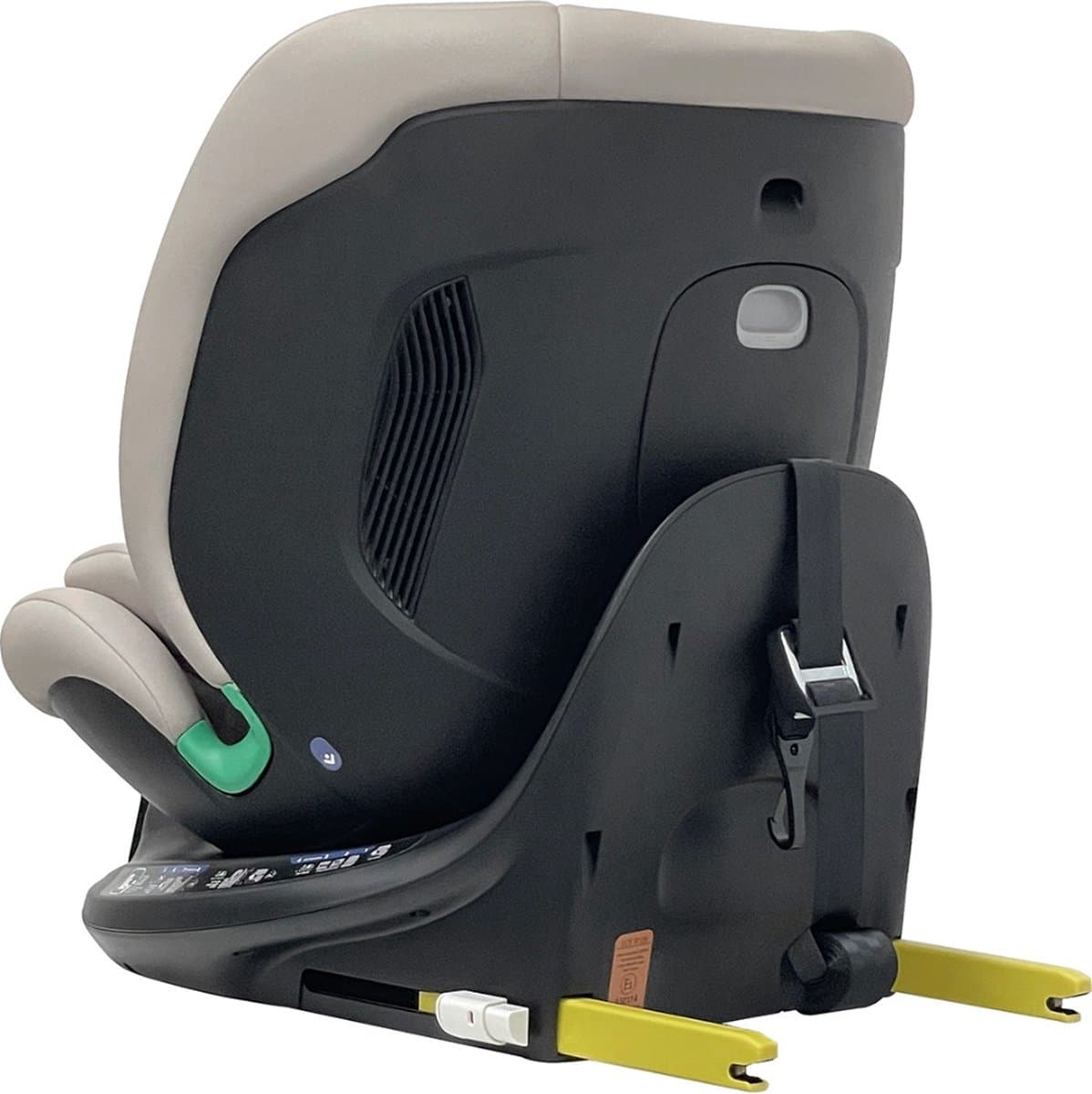 Ding Mae Autostoel - Beige - 360° Draaibare Isofix Autostoel - i-Size - Vanaf 40 tot 150cm - 0 tot 12 jaar thumbnail 4