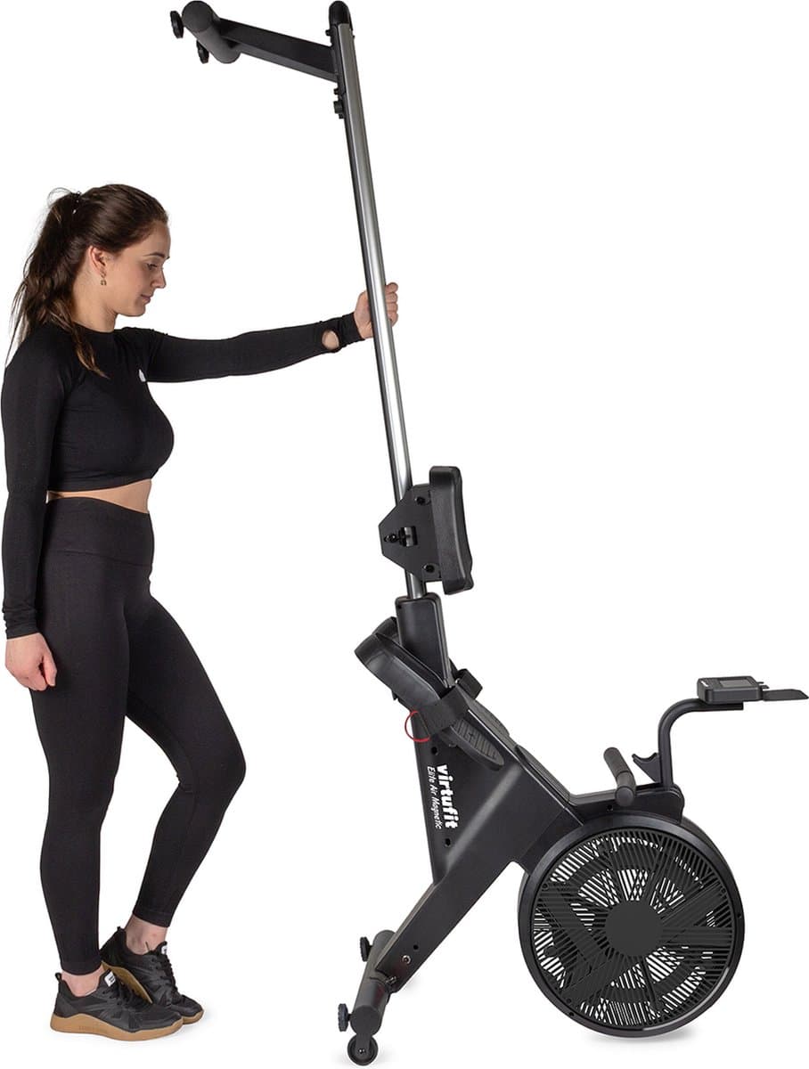 VirtuFit Elite Air Magnetic Roeimachine - Inklapbaar - LCD Display - 16 standen - Roeitrainer - Roeiapparaat thumbnail 6