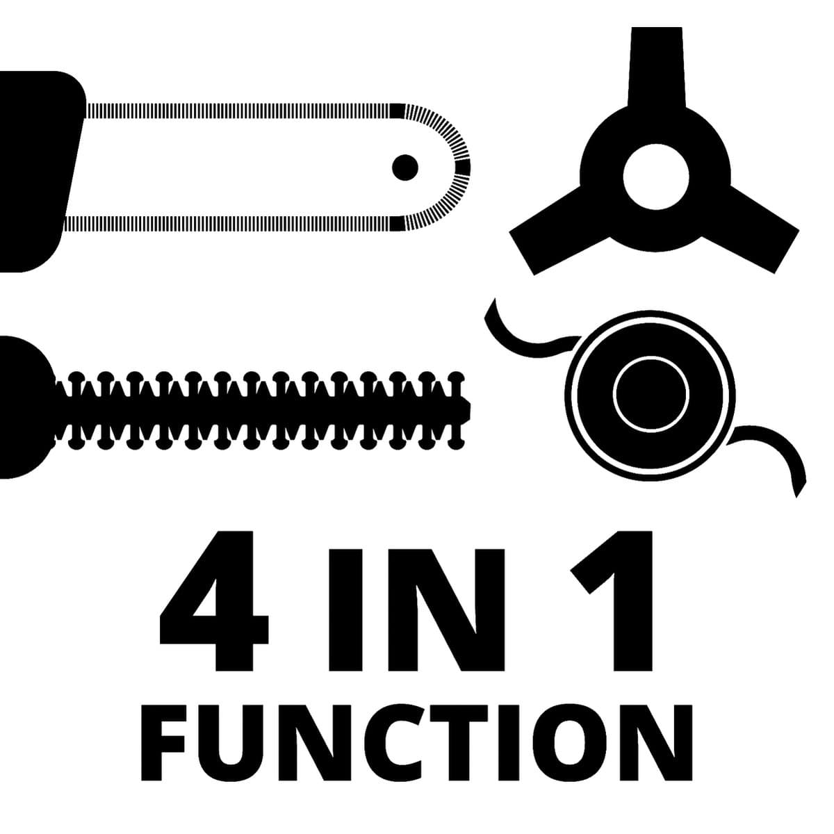 Einhell GE-LM 36/4in1 Li BL Solo: 4-in-1 accu tuin-multitool thumbnail 8