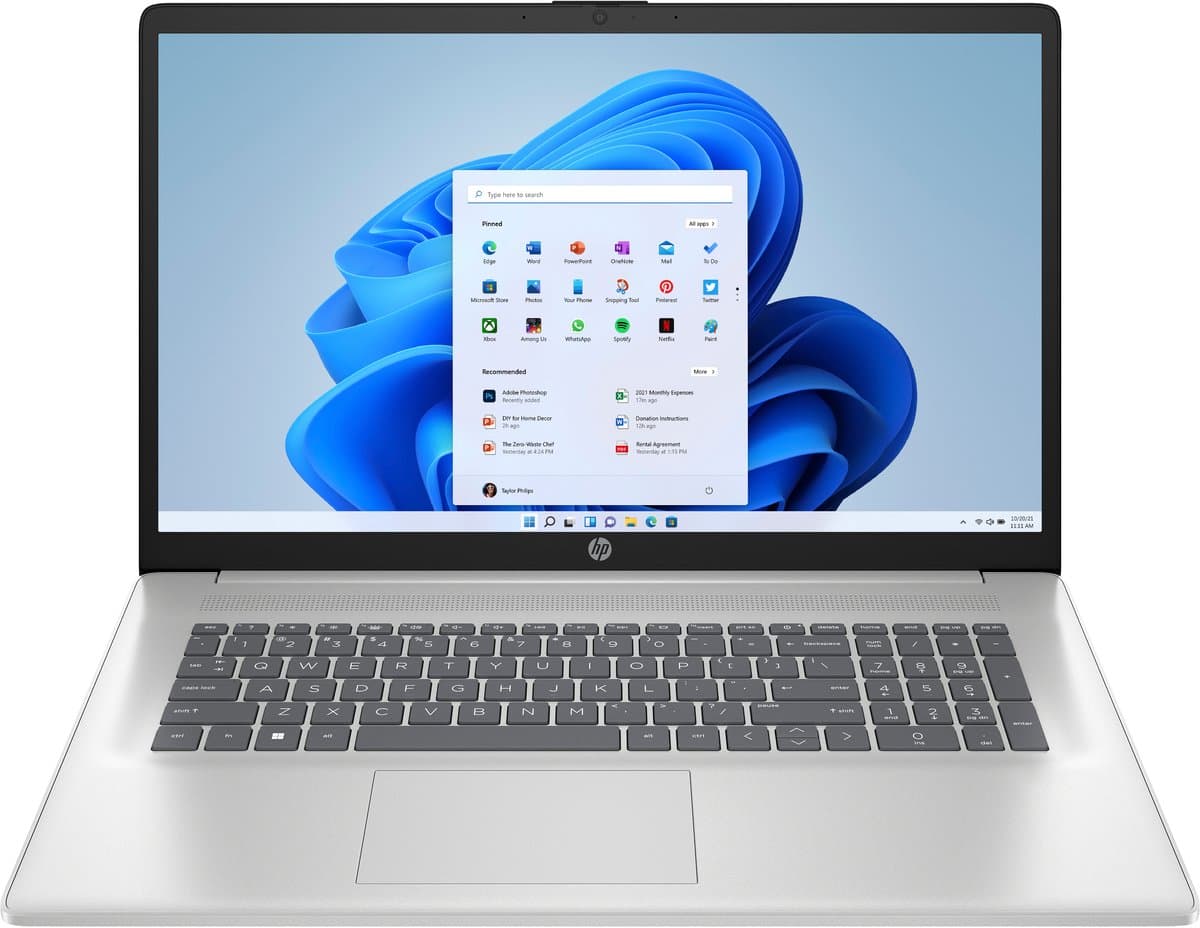 HP Laptop 17-cn3101nd NL - Laptop - 17.3 inch - Core i7 - 16GB/512GB - afbeelding 1