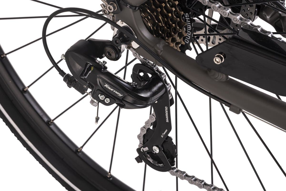 Hollandia Fiets (elektrisch) Alu E-Citybike Heren Hollandia Mantova 28'' grijs 7 versnellingen - 52 cm thumbnail 7