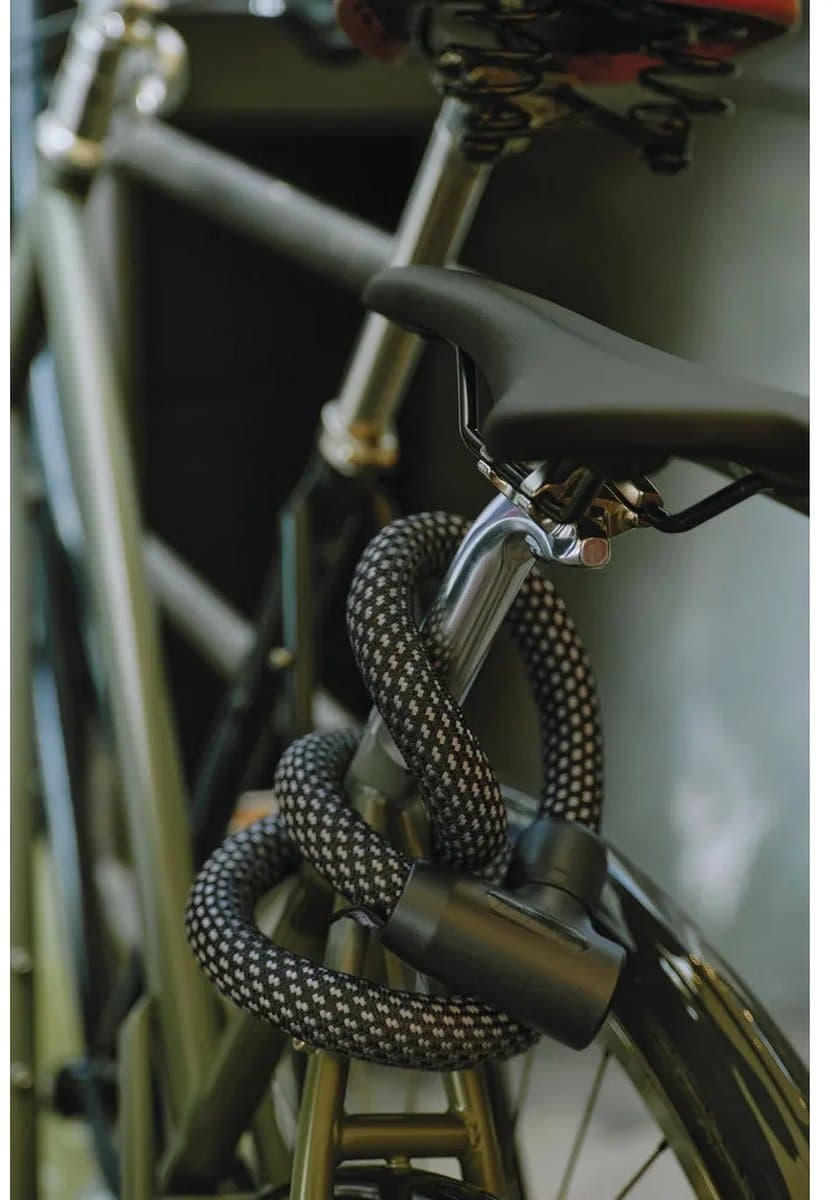 Fietsslot ABUS Yarnit 4004K - Kettingslot - Textielslot - 140cm - Lichtgewicht (slechts 1120g) - zwart thumbnail 3