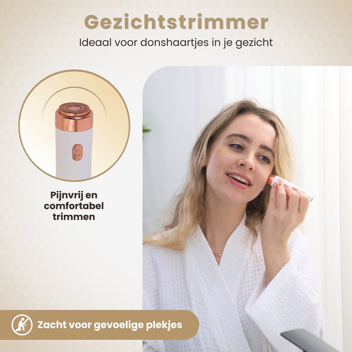 Parvale® 3 in 1 Epilator SilkPro - Epileerapparaat Dames - Epilator - Gezichtsepilator Vrouw - Gezichtsontharing Dames - Epilator Gezicht - Epilator Dames - Gezichtsepilator dames thumbnail 4