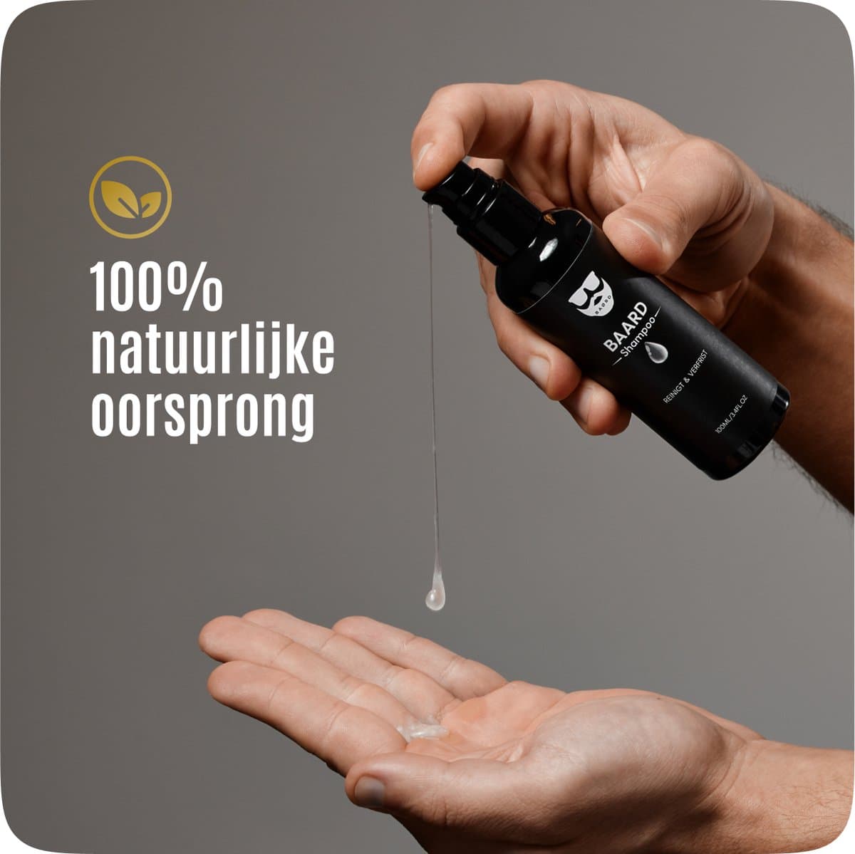 BAØRD Baardshampoo 100ml – Baard Shampoo – Baardzeep - Beard Wash – Baardreiniger – Baardgroei Kado Heren – Barber – Baardverzorging Voor Hem – Reiniger - Verzorging Cadeau Mannen – Gezichtsreiniger - Verjaardag Vader Origineel - Tip Cadeautjes Man thumbnail 4