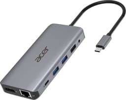 Productfoto van Acer 12-in-1 - Docking Station - 4K HDMI - Zilver