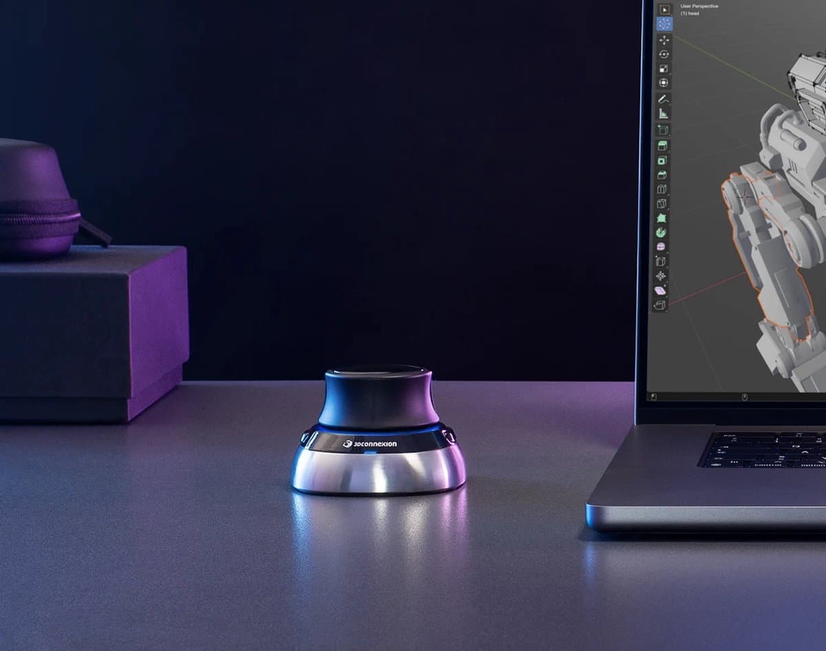 3Dconnexion SpaceMouse muis Kantoor Ambidextrous RF Wireless + Bluetooth + USB Type-A 6DoF thumbnail 4