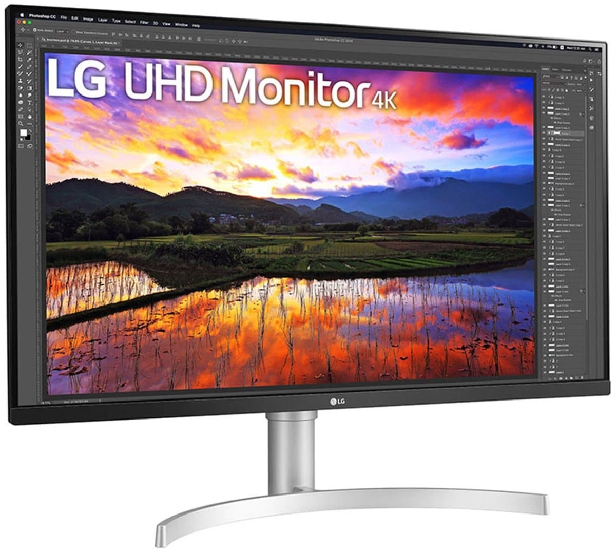 LG UltraFine 32UN650K-W - 4K IPS Monitor - Designer - DCI-P3 95% - Hoge Kleurechtheid - 32 inch thumbnail 5