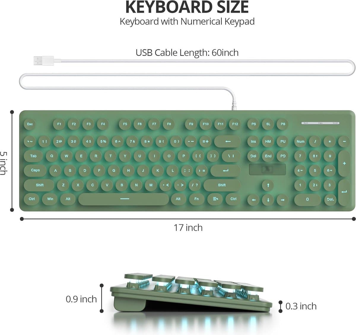 Lexium Mechanisch Toetsenbord - Gaming Toetsenbord - Mechanical Keyboard thumbnail 3
