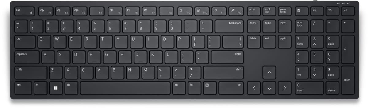 DELL KB500 toetsenbord RF Draadloos QWERTY US International Zwart