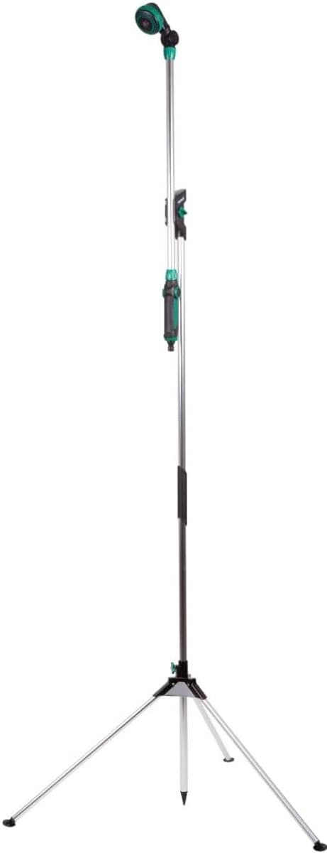Buitendouche / Tuindouche 2-in-1 – Afneembare telescopische sproeilans – Verstelbare hoogte 147–190 cm – 180° draaibare douchekop thumbnail 6