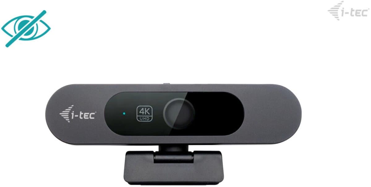 i-tec - Solomon Pro 900 - Webcam - 4K - Ai Auto Framing - 5 x Digitale zoom - 2 microfoons - Laptop & PC - Streaming - Plug & Play thumbnail 8