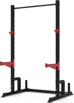 Productfoto van Uitbreidbaar Half Power Rack en Squat Standaard voor Krachttraining