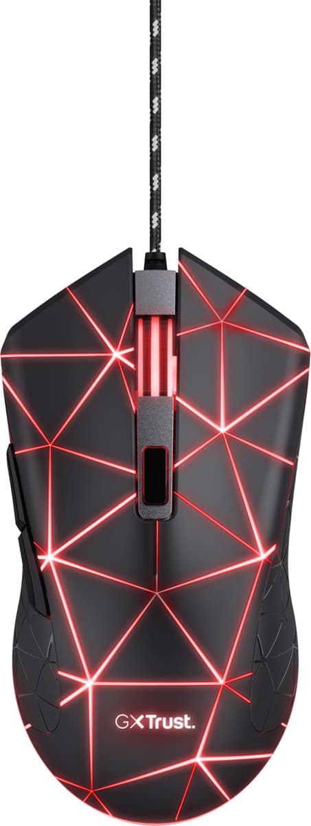 Trust GXT 133 Locx - Gaming Muis - Bedraad - 3200 DPI - LED verlichting - Zwart thumbnail 8