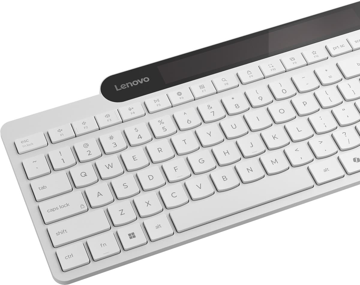 Lenovo 800 Zelfopladend Bluetooth-toetsenbord (wit) - QWERTY (VS Internationaal) thumbnail 7