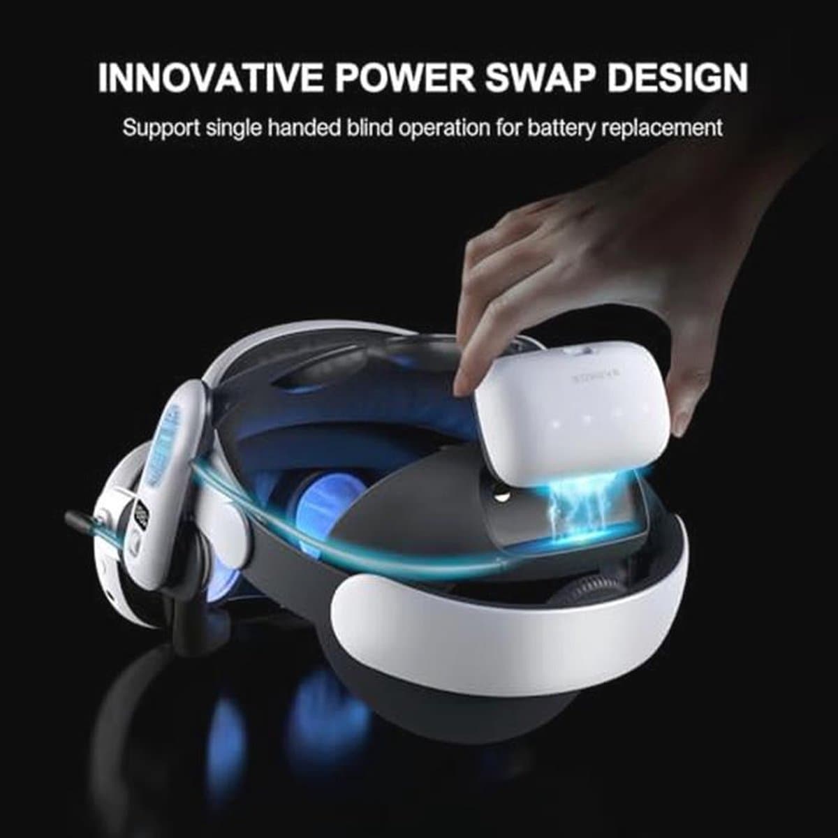 VR-accessoires met comfortabele strap en krachtige batterij voor Meta Quest 3 thumbnail 6