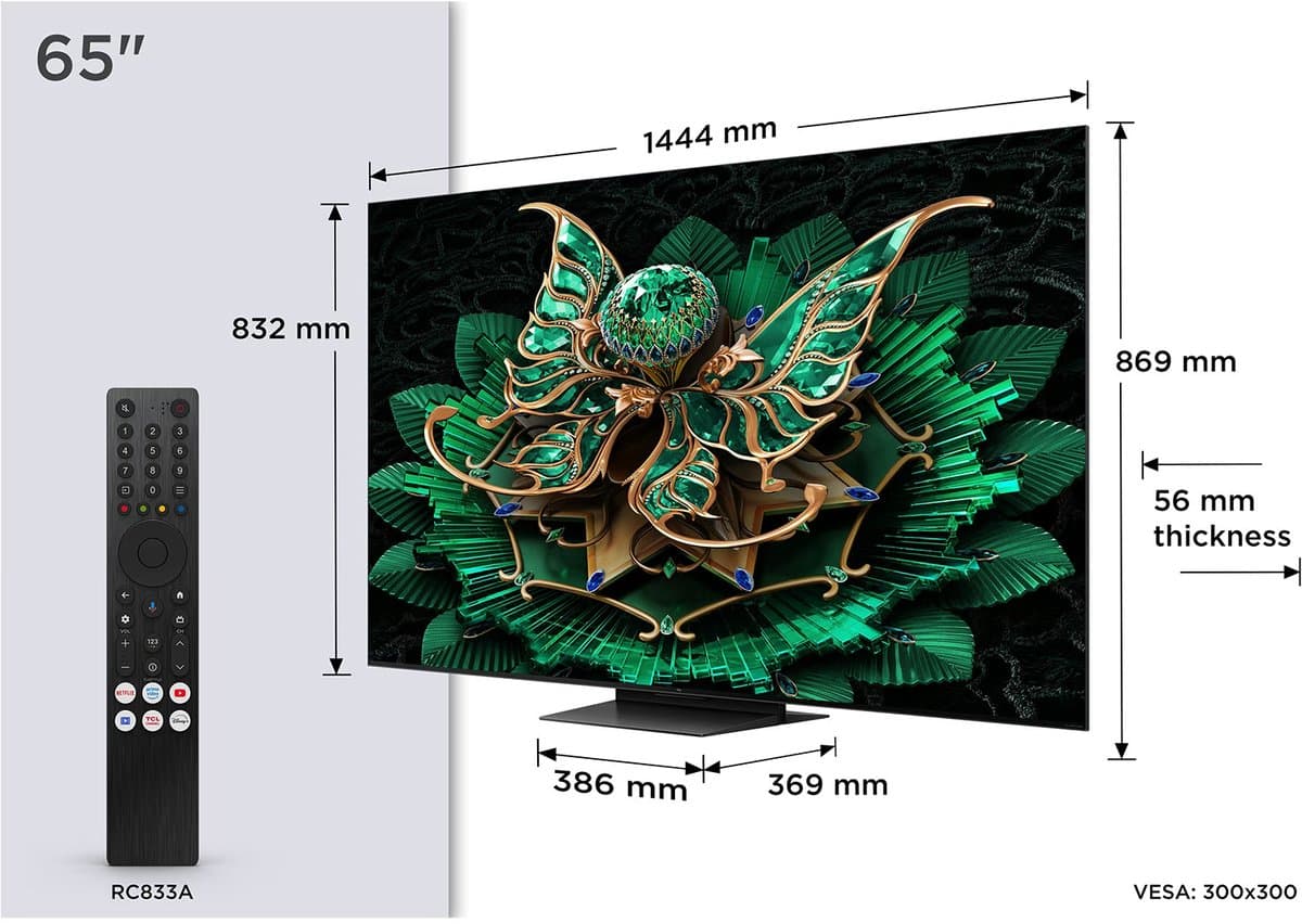 TCL 65C71K - 65 inch - 4K QD-MiniLED - 2025 - Smart TV thumbnail 4