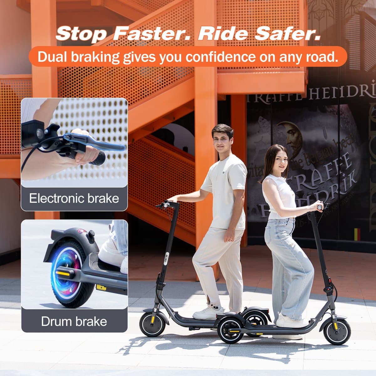 RCB R16 Elektrische Step: 25 km/u, opvouwbaar, app-bediening thumbnail 5