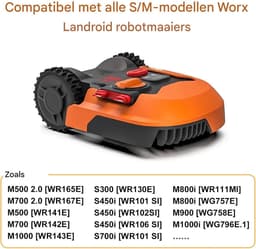 Productfoto van Dell EXCITAT Roestvrijstalen spikes voor Worx robotmaaiers