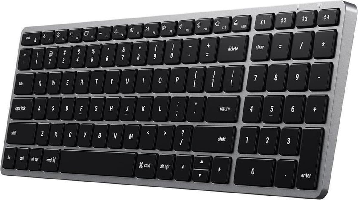 Satechi Slim X2 - Draadloos Bluetooth Toetsenbord - Grijs thumbnail 4